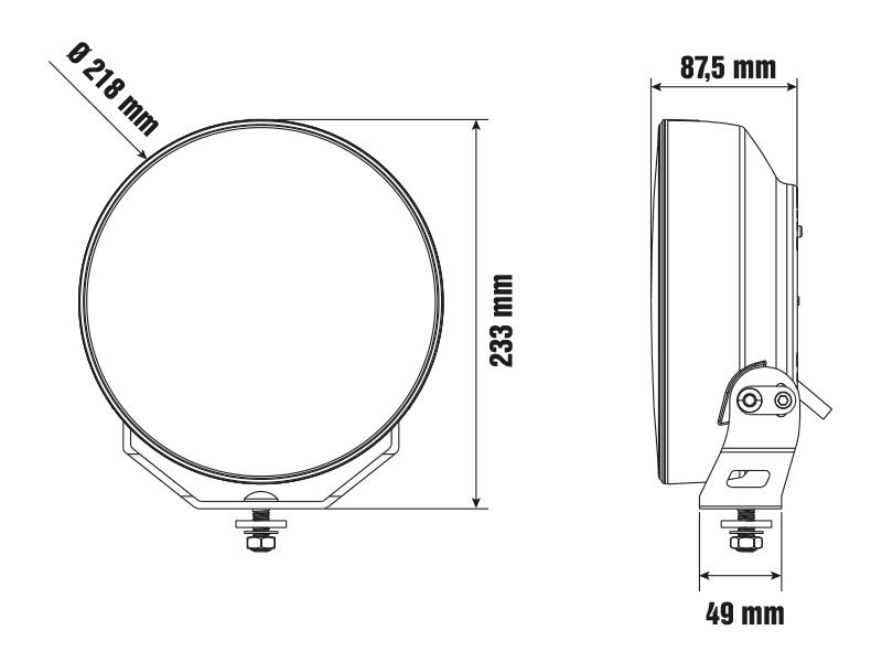 Optibeam Elites 9 led-lisävalo