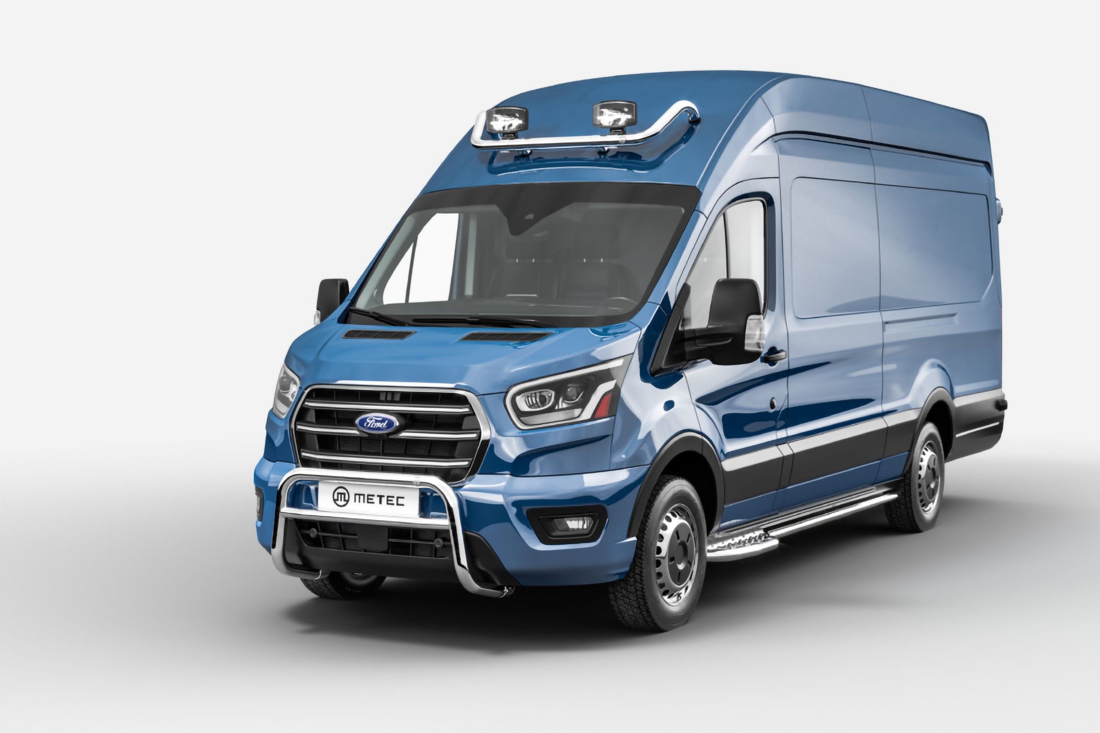 Kylkiputket askelmalla Ford Transit 2014-, Metec