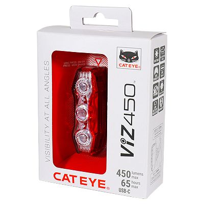 CatEye VIZ450 takavalo USB-C