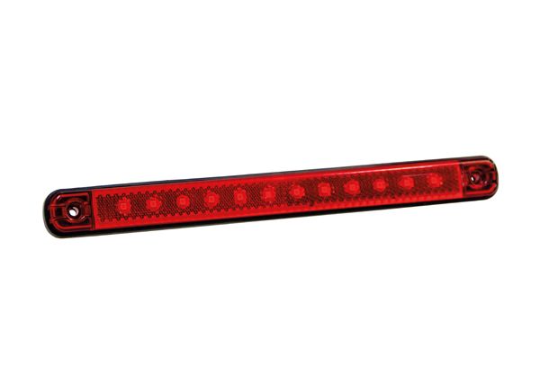 Strands äärivalo punainen LED, heijastin, DT-liitin