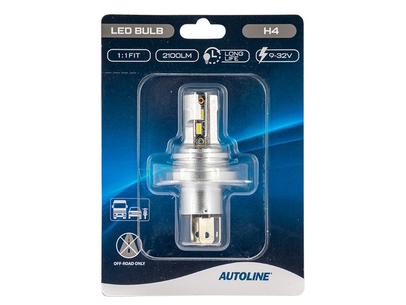 AUTOLINE DIRECT FIT LED-POLTTIMO H4 9-32V 2200LM