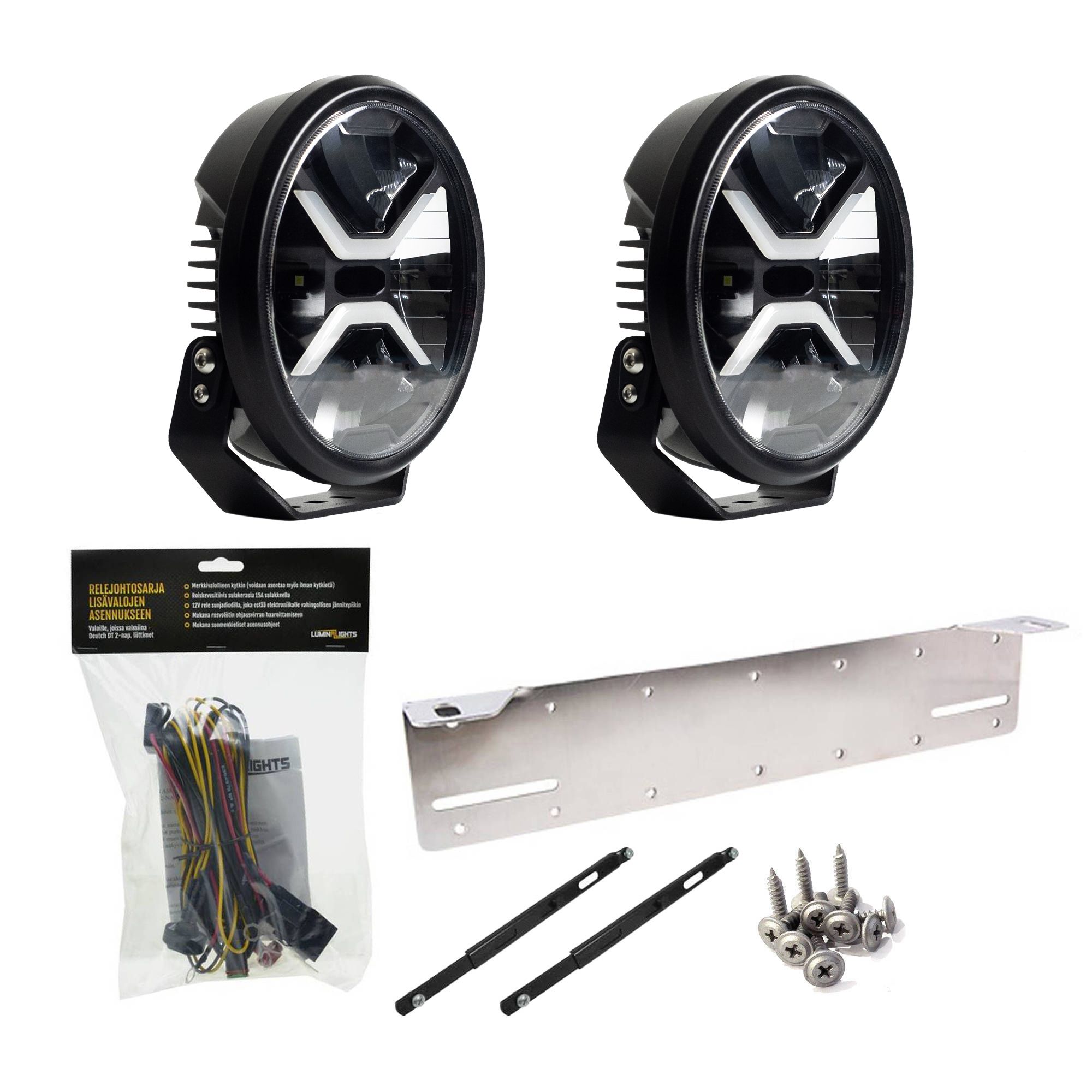 LuminaLights Rebellion MAX 7 LED-lisävalopaketti x2