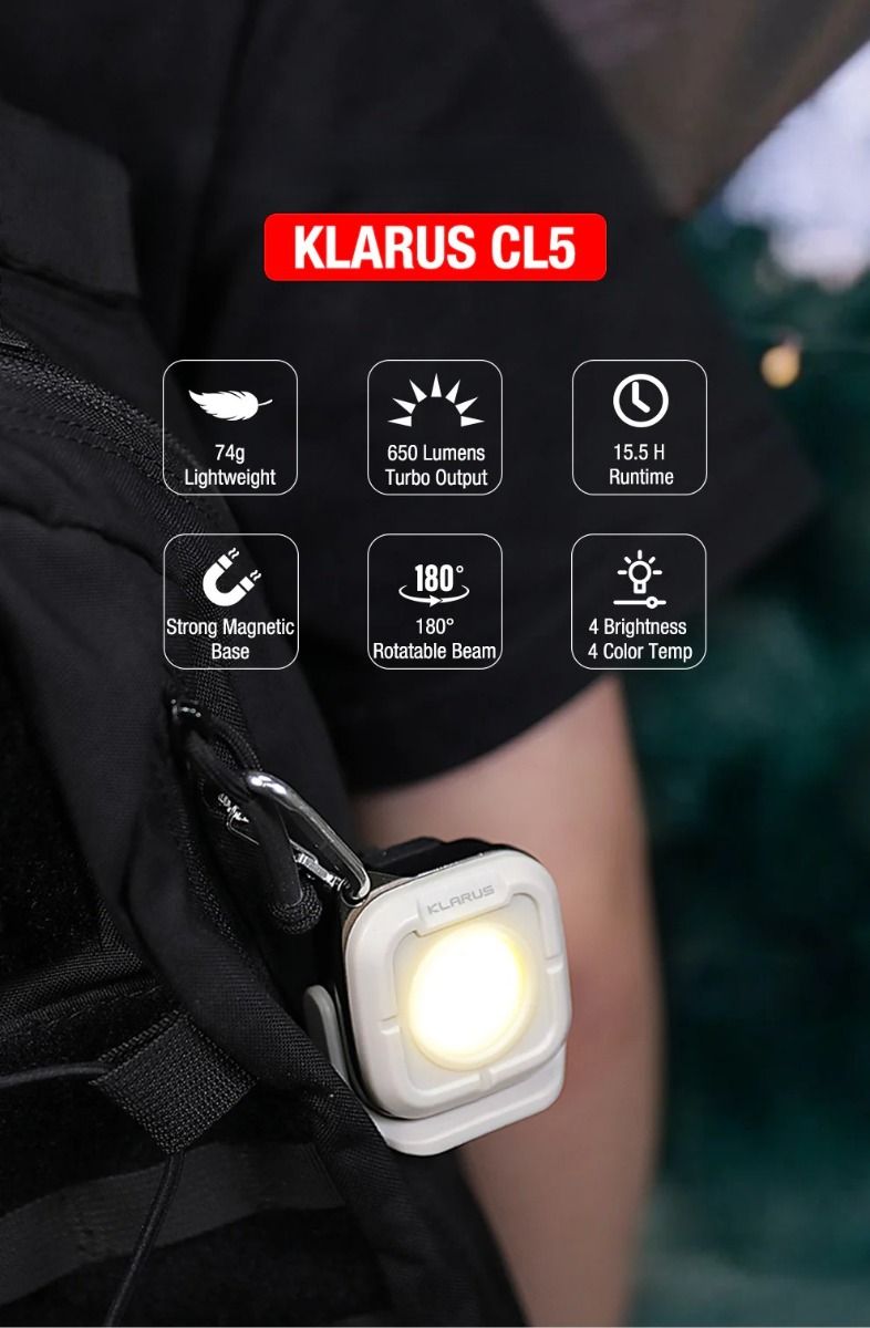 Klarus CL5 Mini Retkilyhty
