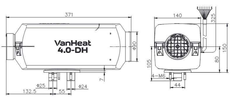 Carbest VanHeat 4.0-DH Diesel ilmalämmitin