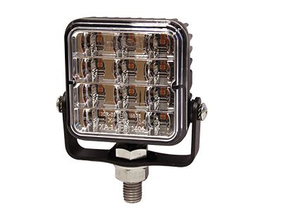 LED-vilkkulyhty 3xflash 10-30V - keltainen