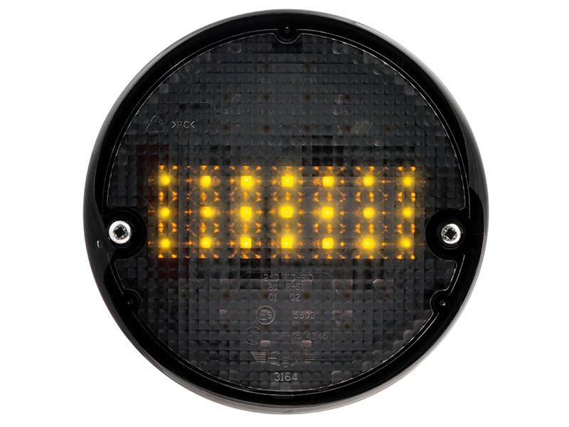 LED-takavalo, tummaoptiikka, 12-24V