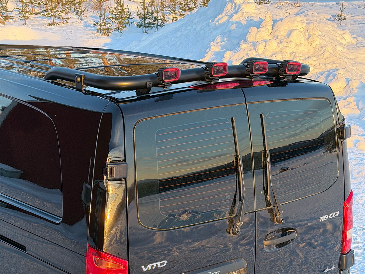 T-RACK Mercedes Vito 04- takimmainen kattokaari