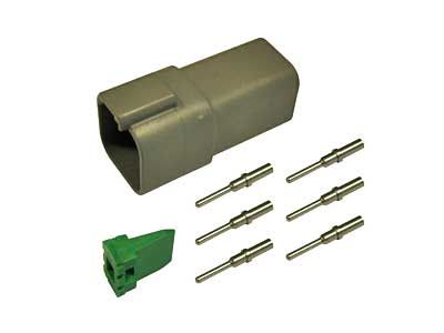 Deutsch DT 6.pin 0,5 - 1,5mm2 liitinsarja uros/naaras