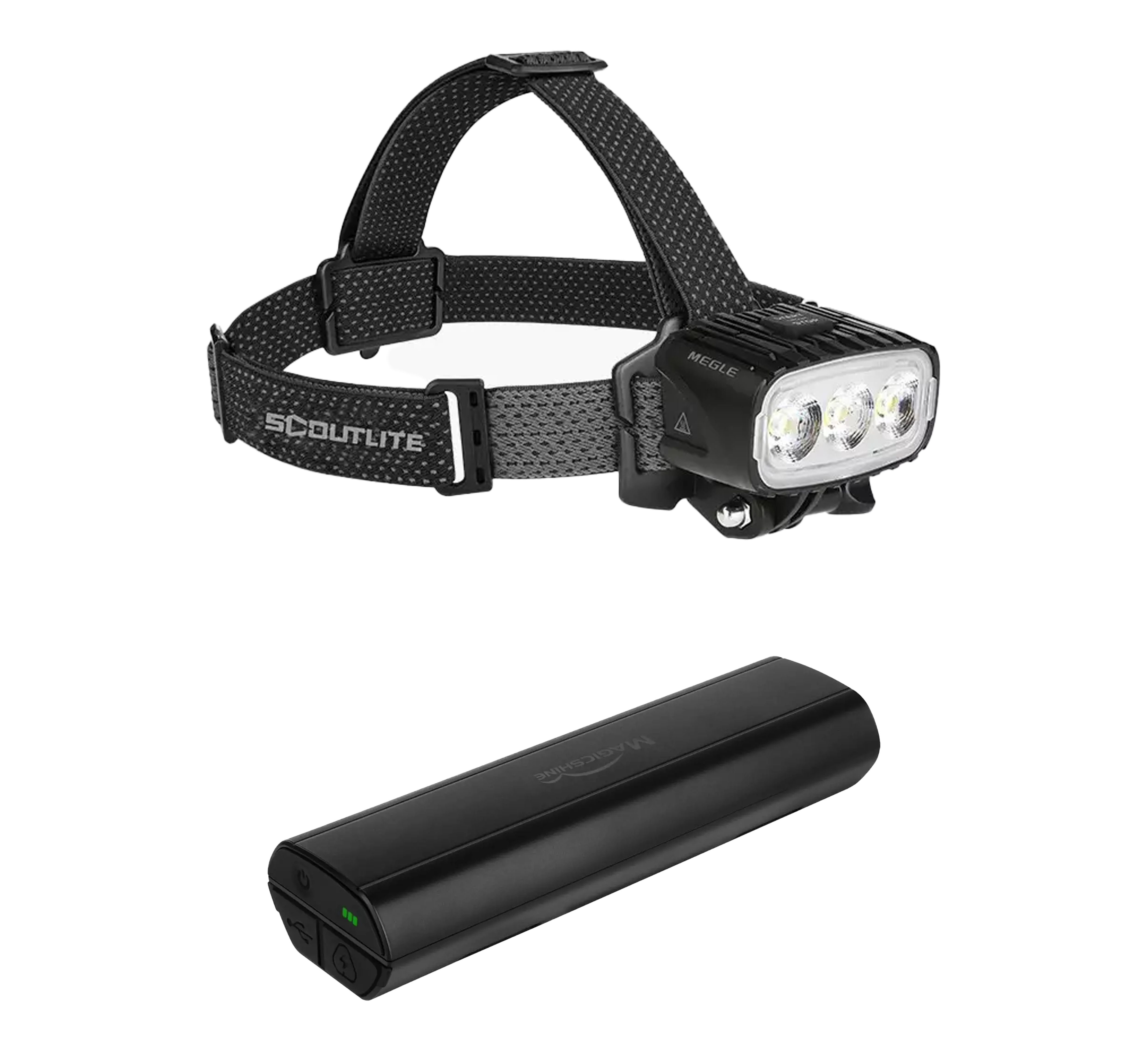 Scoutlite MEGLE 6000lm & Magicshine MJ-6118 lisäakku
