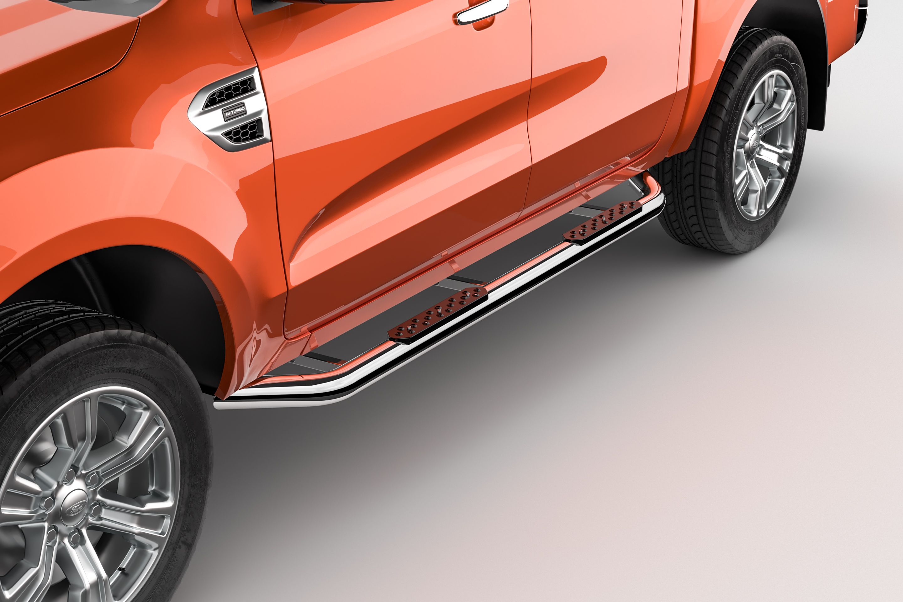 Astinlaudat Ford Ranger Raptor 2023-, kiillotettu