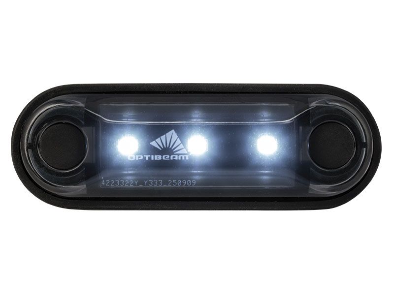 Optibeam Dark Phantom äärivalo valkoinen, 0,5 m, ADR