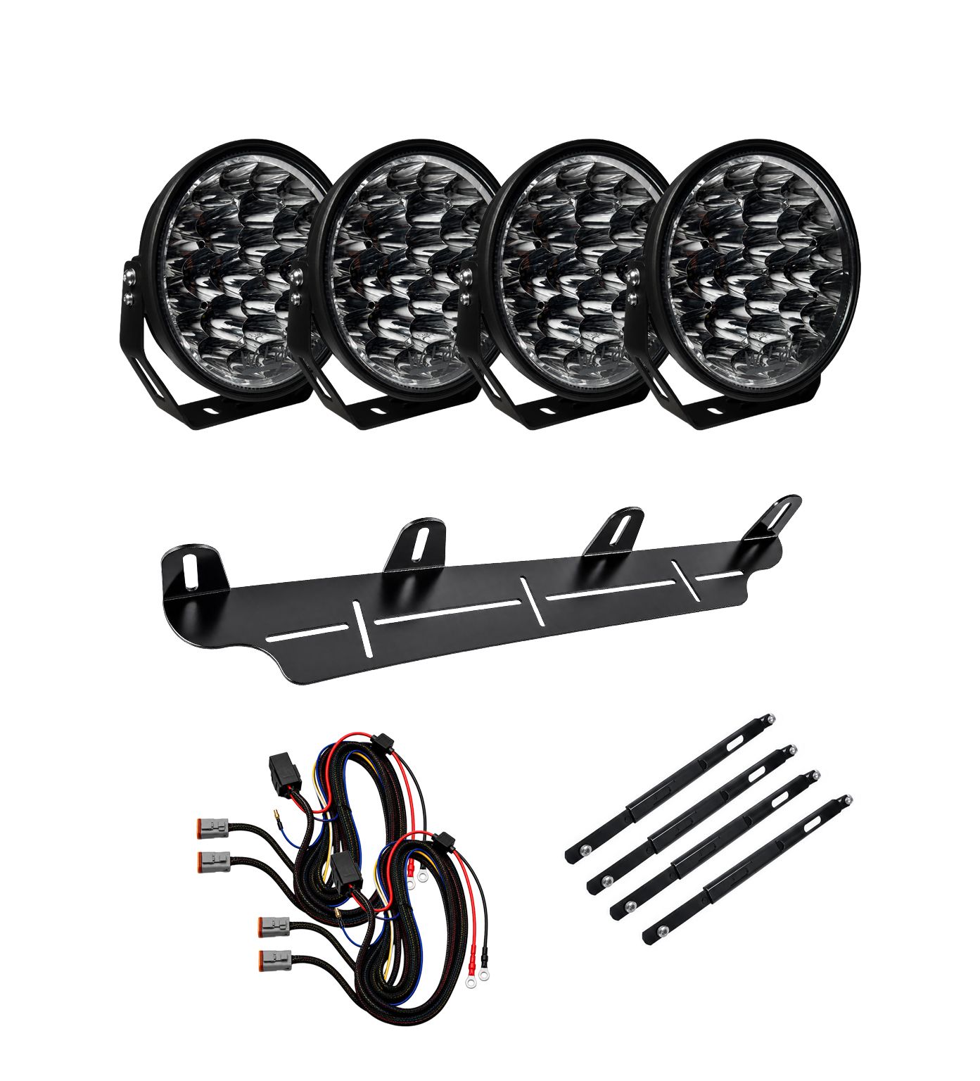 W9 Phoenix 9 - 4 kpl led-lisävalopaketti