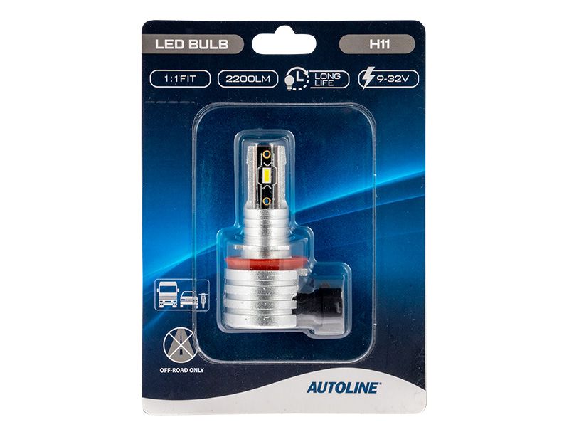 AUTOLINE DIRECT FIT LED-POLTTIMO H11 9-32V 2200LM