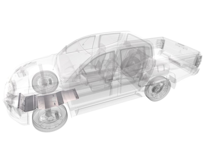 Metec pohjapanssari vaihdelaatikko, Fiat Fullback 16-, Mitsubishi L200 15-