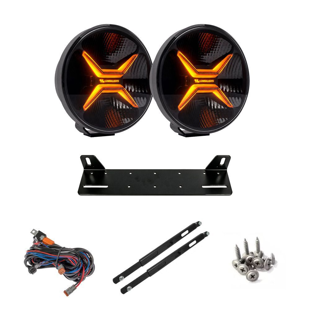 LuminaLights Rebellion MAX 7 LED-lisävalopaketti x2