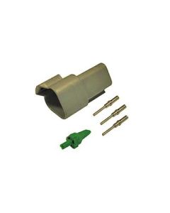Deutsch DT 3-pin. 0,5 - 1,5mm2 liitinsarja uros/naaras