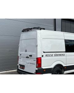 T-RACK VW Crafter H2 & H3 17- kattokiskoilla. Takimmainen/etummainen kattokaari