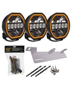 W-Light Eclipse 9 LED-lisävalopaketti X3