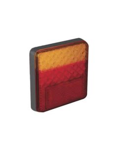 LED-takavalo 12/24V, 100x100mm ADR-hyväksytty