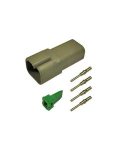 Deutsch DT 4.pin liitinsarja uros/naaras