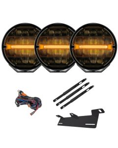 Lisävalopaketti Optibeam Elites 9" Heated 3-pack