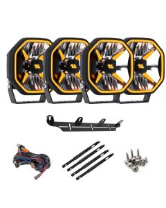 LED-Lisävalo LuminaLights Power X 6 x4