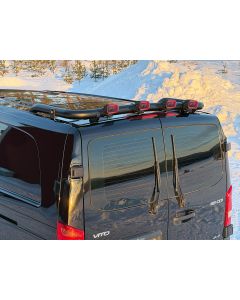 T-RACK Mercedes Vito 04- takimmainen kattokaari