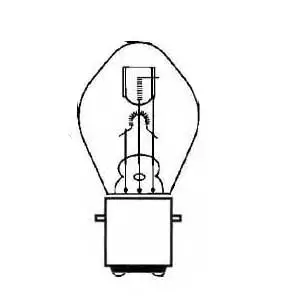 BA20d polttimo 35W / 35W - H2, R2, LUCAS ym. erikoispolttimot - 4060102400 - 2