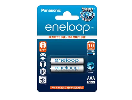 Eneloop akkuparisto AAA 750mAh 1,2V - 14500-akut - 5030110390 - 2