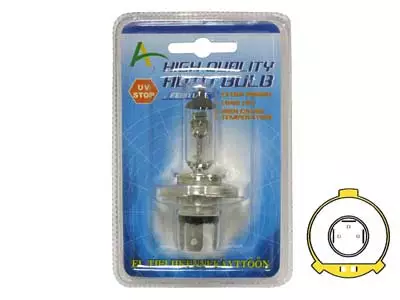 H4 halogen polttimo 100/90W, 12V - H4 Halogen-polttimot - 4060101550 - 1
