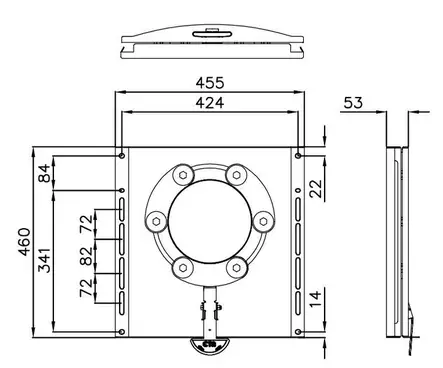 Kääntölevy Sprinter & Crafter 06-16, vas/oik - Kääntölevyt & Istuinadapterit - 8020109060 - 2