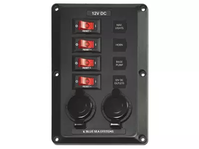 Katkaisinpaneeli 4x ON/OFF katkaisin (15A) - Kytkimet - 6012000610 - 2