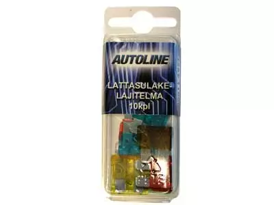 Sulakelajitelma 10kpl sulakkeita - Sulakkeet ja sulakerasiat - 3050120500 - 2