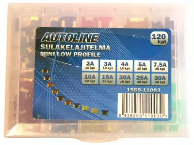 Sulakelajitelma Mini low GM 120kpl - Sulakkeet ja sulakerasiat - 3050120510 - 2