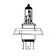 R2 Halogen polttimo 60/55W, 12V - H2, R2, LUCAS ym. erikoispolttimot - 4060101800 - 2