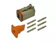 Deutsch DT 6-pin 0,5 - 1,5mm2 - Liitinrasia Deutsch - 2040120060 - 2