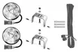 Hella LED-päivävalosarja, pyöreä 90mm, 9-33V - Päiväajovalot - 3040120110 - 3