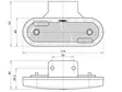 LED-äärivalo heijastimella, 12-24V, WAS - Led-äärivalot - 8020101870 - 4