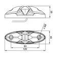 LED-äärivalo kirkas/keltainen/punainen, Fristom - Led-äärivalot - 4040110670 - 2