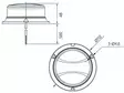 Led-vilkkumajakka, ECE R65, 12-24V - Led-majakat - 8020100440 - 2