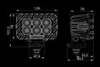 Ocean Vision 60W led-työvalo leveä - LED-työvalot - 8020104120 - 4