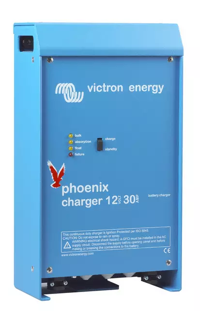Akkulaturi Victron Energy Phoenix 30A, 12V - Tehokkaat yli 10A laturit - 5002011800 - 1
