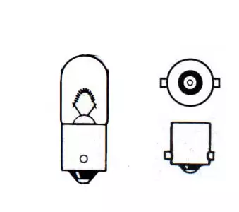 BA9S Polttimo, 4W, 10kpl - Ba9s polttimot - 4060103550 - 2