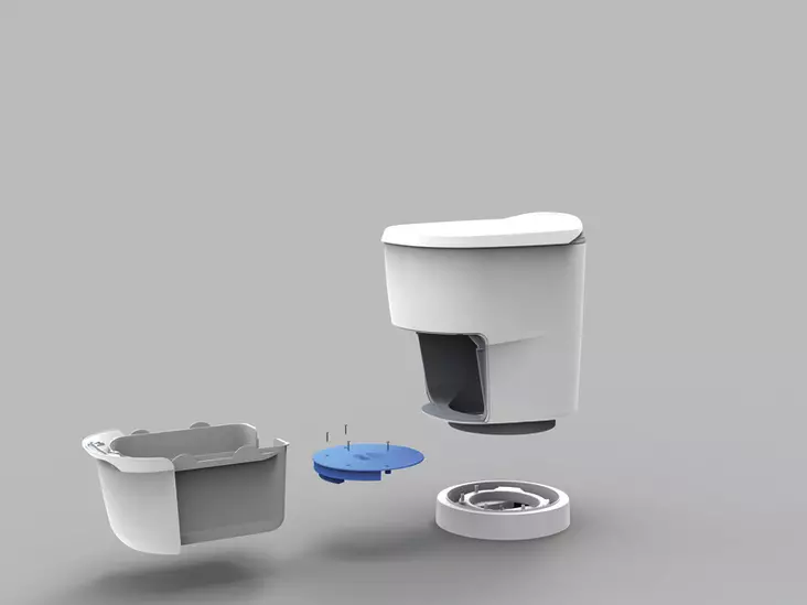 Clesana C1 vedetön käymälä - WC:t - 8020120690 - 1