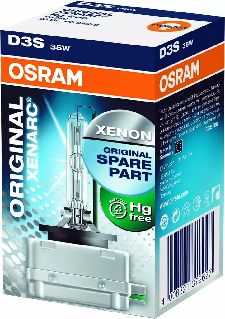 D3S Osram Xenarc, 4250K - D3S ja D3R - 1040700420 - 1