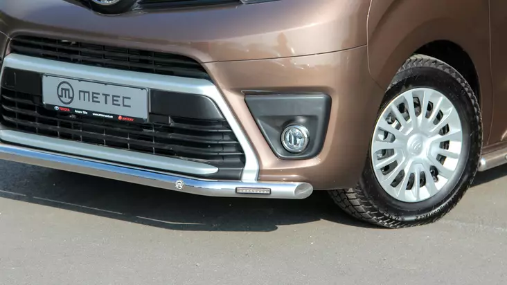 Helmaputki (LED), Toyota Proace 2016-, Ø60mm, Metec - Etuhelmaputket pakettiautoon - 8020102540 - 1