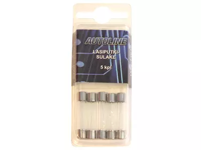Lasiputkisulake 6 x 32mm, 5kpl - Sulakkeet ja sulakerasiat - 3050120570 - 1