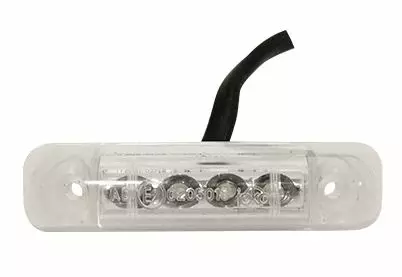 LED-äärivalo, 4xLED, Punainen valo, Kirkas lasi, Jokon, 12V - Led-äärivalot - 8020101800 - 1
