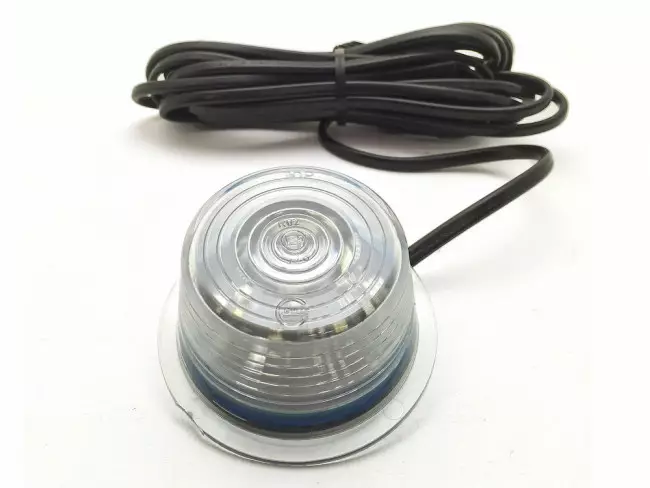 LED-äärivalo GYLLE 10-30V, Kirkas lasi, keltainen valo - Led-äärivalot kumivarrella - 8020100900 - 1