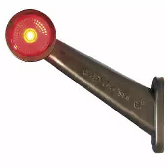 LED-äärivalo, kumivarsi 45 ast. 12/24V - Led-äärivalot kumivarrella - 4040111120 - 1